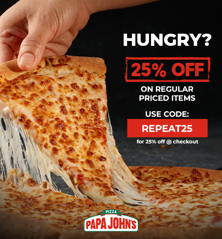 Papa Johns campaign creative